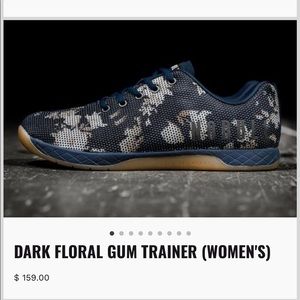 NOBULL Dark floral gum trainer size 7.5